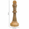 Decoratieve figuren Alexandra House Living Bruin Mangohout Schaakspel 15 x 40 x 15 cm