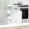 vidaXL - Keuken - onderkast - Lucca - bewerkt - hout - grijs - sonoma - eikenkleur