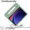 Accezz Kidsproof Backcover - Handvat - Samsung Galaxy Tab S9 / Tab S9 FE - Olijfgroen
