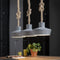 AnLi Style Hanglamp 3xØ28 betonlook verstelbaar touw