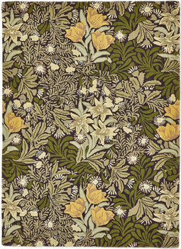 Vloerkleed Morris & Co Bower Twining Vine Green 128207 - maat 250 x 350 cm