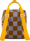 Sticky Lemon Backpack/Boekentas Small Farmhouse - Checkerboard - Blooming Purple - Soil Green