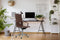 Lifa Living Oxford - Bureaustoel - Buffelleer zitting - Max 150 kg - Donkerbruin