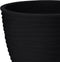 Pro Garden Plantenpot/bloempot Dunes - Tuin - stevig kunststof - antraciet - D40 x H42 cm - Voor buiten