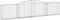 vidaXL - Schanskorven - 4 - st - gewelfd - 400x30x80/100 - cm - ijzer