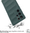imoshion Hoesje - Geschikt voor Samsung Galaxy S23 Ultra - EasyGrip Backcover - Donkergroen