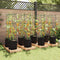 vidaXL - Tomatenkooien - met - plantenzak - 8 - st - 154 - cm - staal - en - polypropeen