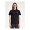 Fred Perry Rear powder laurel graphic tee - black maat xxl