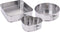Springvormen - set van 3 - Ø26 cm rond - 23 x 23 cm hartvormig - 26 x 26 cm vierkant (set van 3)