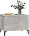 vidaXL - Salontafel - 60x44,5x45 - cm - bewerkt - hout - betongrijs