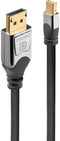 Lindy 36313 - DisplayPort-kabel Mini DisplayPort naar DisplayPort - UHD 4K 4096x2160@60Hz - Grijs
