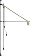 vidaXL - Luifel - handmatig - uittrekbaar - 100 - cm - crème