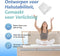 Ella Wave - Orthopedisch Hoofdkussen - Ergonomisch Traagschuim - 60 x 40 cm - Wit