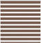 vidaXL - Zebra - rolgordijn - 150x100 - cm - stofbreedte - 145,9cm - polyester - bruin