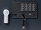 Pavo - Elektronische kluis - 2 stalen bouten - 350x250x250mm donkergrijs
