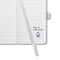 notitieboek Sigel Jolie Sense 95x180mm hardcover gelinieerd wit SI-JN506