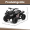 Coast Kinderquad Elektrisch - 20 kg - Licht en Geluid - Zwart