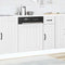 vidaXL Lucca - Vaatwaspaneel - bewerkt hout - wit - 60 x 1,5 x 67 cm