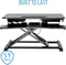 Desk V7 DT2SSB-1E Black MDF Wood