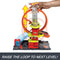 Hot Wheels City Mega Looping Brandweerkazerne - Speelset met aanpasbare looping - Inclusief 1 brandweerauto (1 stuk)