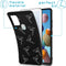 iMoshion Hoesje Geschikt voor Samsung Galaxy A21s Hoesje Siliconen - iMoshion Design hoesje - Zwart / Vogels illustratie