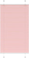 vidaXL - Plissé - rolgordijn - 70x100 - cm - stofbreedte - 69,4 - cm - polyester - roze