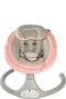 Bebies First - Elektrische Wipstoel - Bluetoothfunctie met Kap & Speelboog - Roze