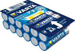 Varta BV-HE 12 AA - Alkaline Batterijen - Longlife Power - Blauw (12 stuks)