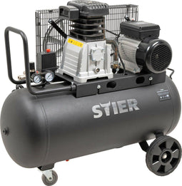 STIER LKT 880-10-90 - Compressor - 3,0 kW - Hoog Transportcomfort - Riemaandrijving
