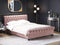 AVALLON - Tweepersoonsbed - Roze - 140 x 200 cm - Fluweel