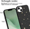 iMoshion Hoesje Geschikt voor iPhone 14 Plus Hoesje Siliconen - iMoshion Design hoesje - Goud / Stars Gold