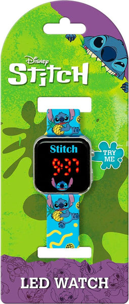 Kids Licensing Led Stitch Horloge Blauw