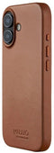 Mujjo iPhone 17 - Volledig Lederen Hoesje - 1mm Verhoogde Rand - Bruin