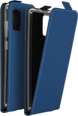 Accezz Samsung Galaxy A71 - Flipcase - Met pasjeshouder - Blauw