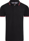 Mario Russo Polo shirt Edward - Polo Shirt Heren - Poloshirts heren - Katoen - Zwart