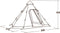 Easy Camp Tent Bolide 400 - Rood - 4 Persoons