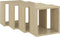 vidaXL - Wandschappen - kubus - 4 - st - 26x15x26 - cm - sonoma - eikenkleurig