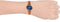 Fossil Carlie Mini - Dameshorloge 28 mm - Bruine leren band - Blauw parelmoer (1 stuk)