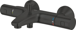 GROHE Precision Start - Thermostatische Badkraan - 15 cm - Waterbesparend - Mat zwart