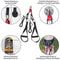 Happygetfit - Sling Trainer Set (7-delig) – Uitgebreide sling trainer kit met katrol, deuranker, wandbevestiging, posters, deurschild, tas en fitnessband voor een effectieve training van het hele lichaam