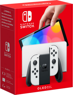Nintendo Switch OLED - 64 GB - Wit/Wit