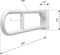 SecuCare Toiletbeugel - opklapbaar - 60 cm - Wit