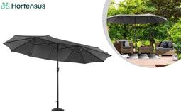 Hortensus Dubbele parasol - UV-bestendig waterbestendig - Wit