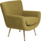 Light & Living Fauteuil Vinstra - Bouclé - Groen