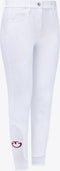 Cavalleria Toscana - Jumping Rijbroek - Knee Grip - Meisjes 164 White