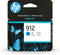 HP 912 - Inktcartridge - Origineel - 315 pagina's - Cyaan