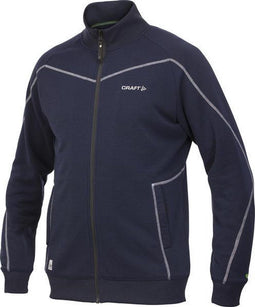 Craft In the Zone - Sweatshirt - Zachte polyester met ritszakken - Blauw