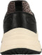POSH by Poelman AYOKI - Dames sneakers - Chunky zool 4 cm - Zwart met grijs