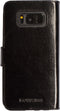 Mobiparts Excellent Wallet Case - Flip Cover - Echt leder met pasjesvak - Zwart