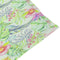 vidaXL - Tuinstoelkussens - 4 - st - hoge - rug - bladpatroon - 120x50x3 - cm - stof